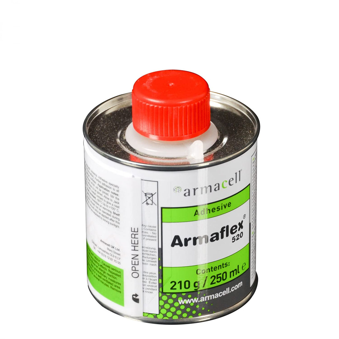 Armaflex Armacell Kleber 520 für Kautschuk-Platten und Schläuche 0,25 Liter Pinseldose + original Sc