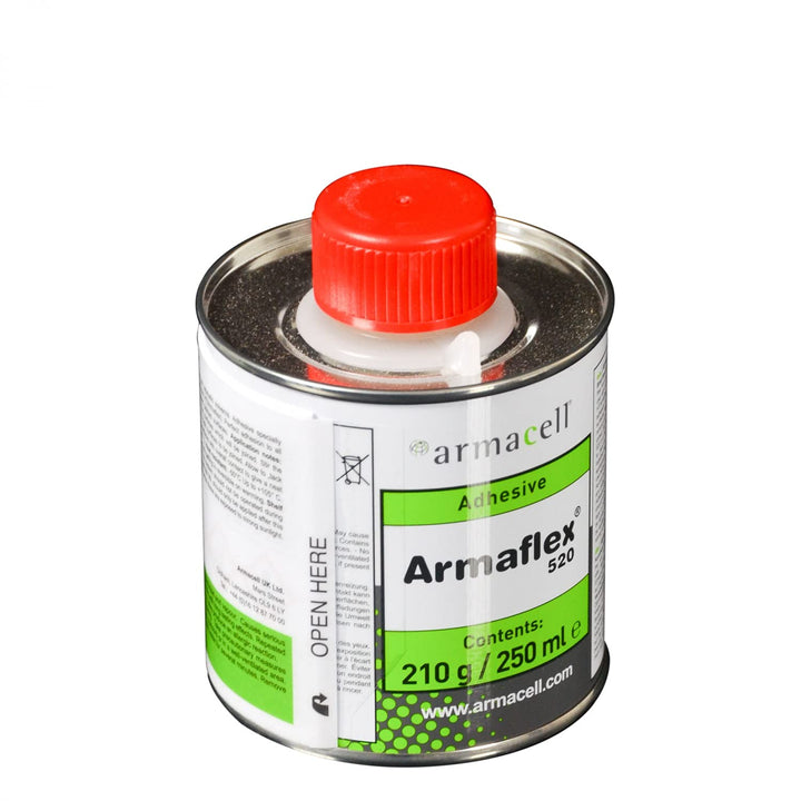 Armaflex Armacell Kleber 520 für Kautschuk-Platten und Schläuche 0,25 Liter Pinseldose + original Sc