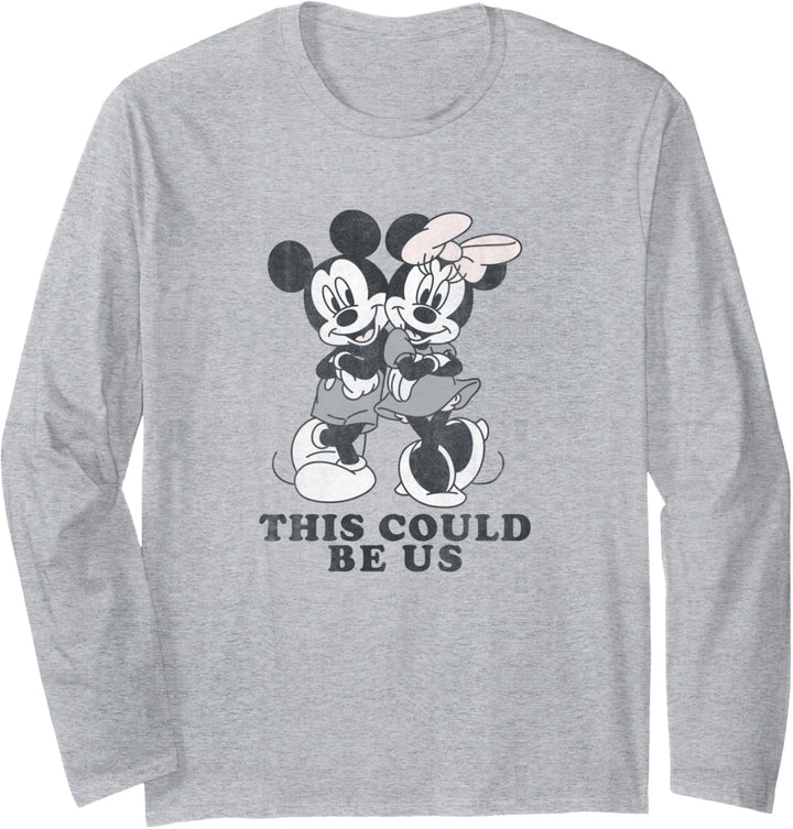 Disney Mickey And Friends Mickey & Minnie This Could Be Us Langarmshirt