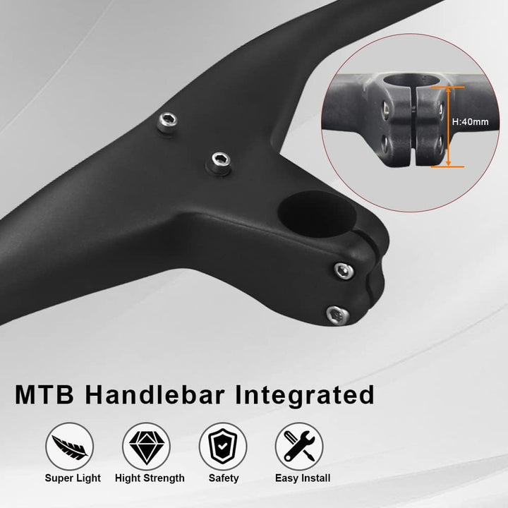 RXL SL downhill carbon lenker riser lenker mountainbike Integrierte mtb lenker riser 1-1/8" carbon l
