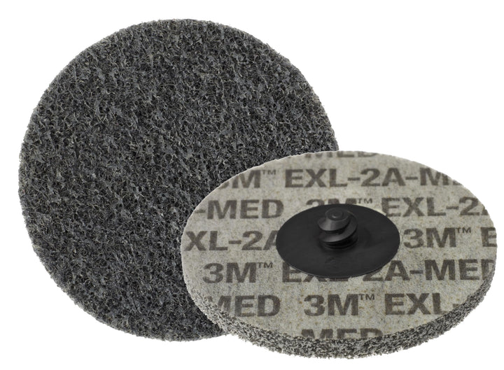 Scotch-Brite Roloc EXL Verpresste Kompaktscheibe XL-UR, 76 mm x 6 mm, 2A MED 10 76 mm, 2A Mittel, 10