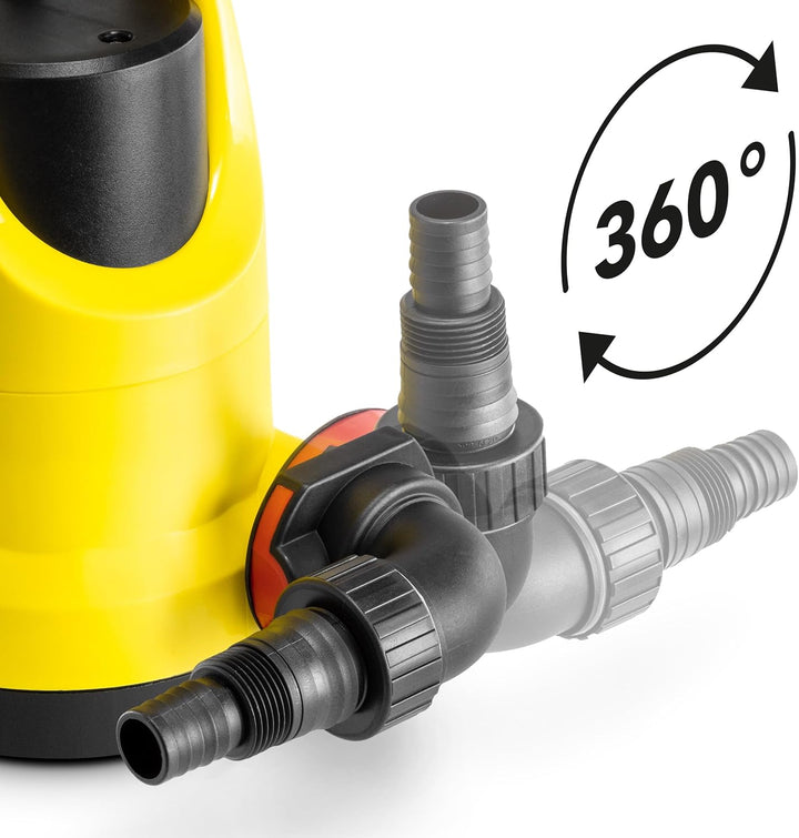 TROTEC Klarwasser-Tauchpumpe TWP 4006 E IPX8 Schutzart, 400 W, 7,5 m Förderhöhe, 7.300 l/h Förderlei