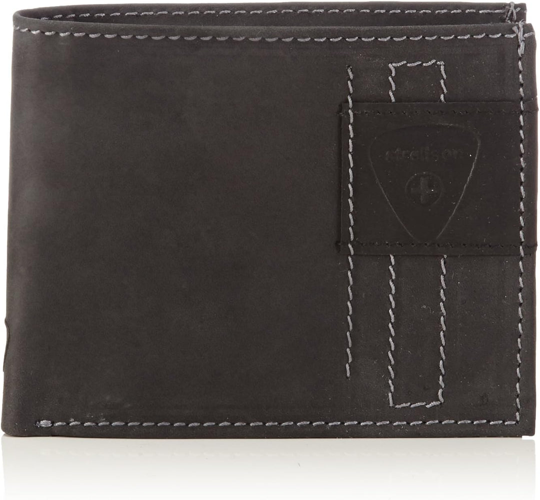 Strellson Richmond Billfold H6 4010001306 Herren Geldbörsen 10x12x1 cm (B x H x T),Schwarz (Black 90