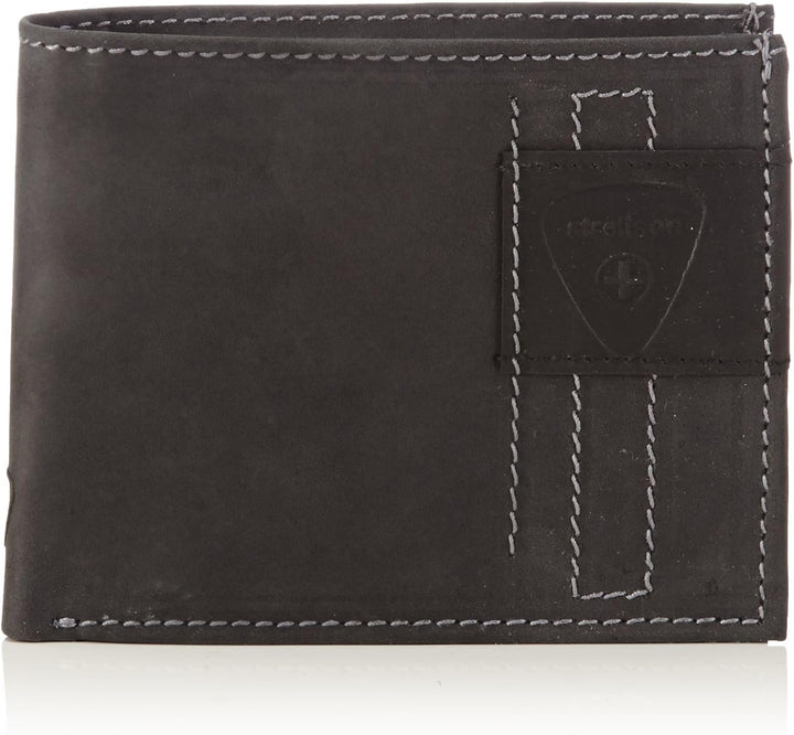 Strellson Richmond Billfold H6 4010001306 Herren Geldbörsen 10x12x1 cm (B x H x T),Schwarz (Black 90