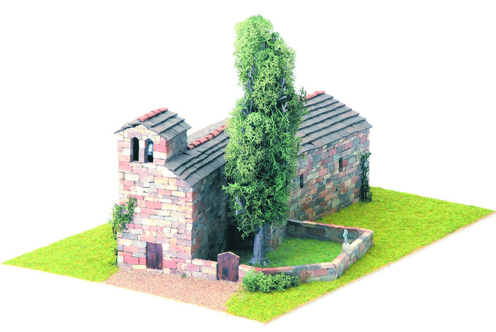 DOMUS-KITS Domus Kits40078 1804 Teile Romanica 4 St. Cugat de Gavadons Kirche Modell, Massstab 1:50,