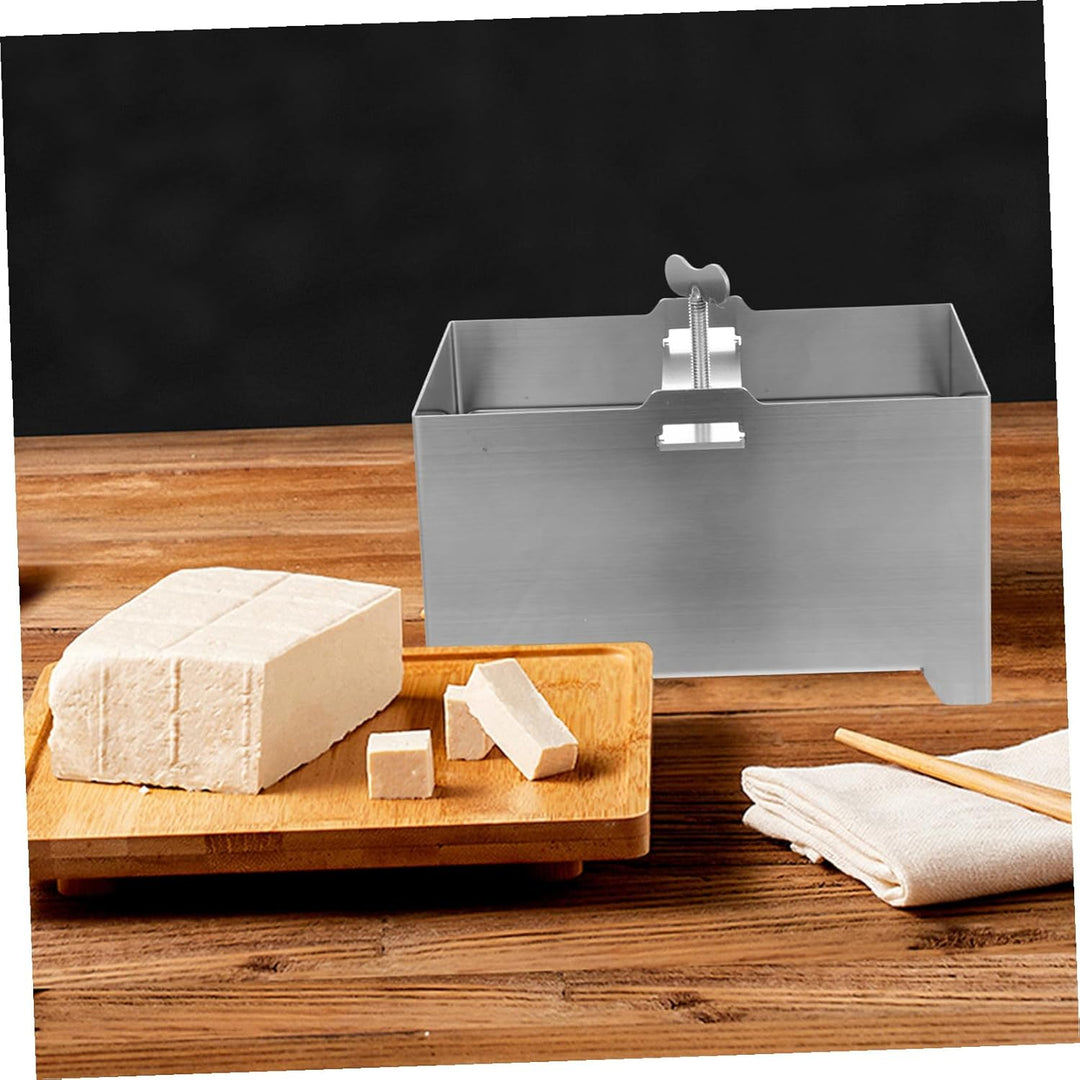 Angoily Edelstahl Tofu Pressform Gross Wiederverwendbare Tofu Presse mit Glatter Oberfläche Praktisc