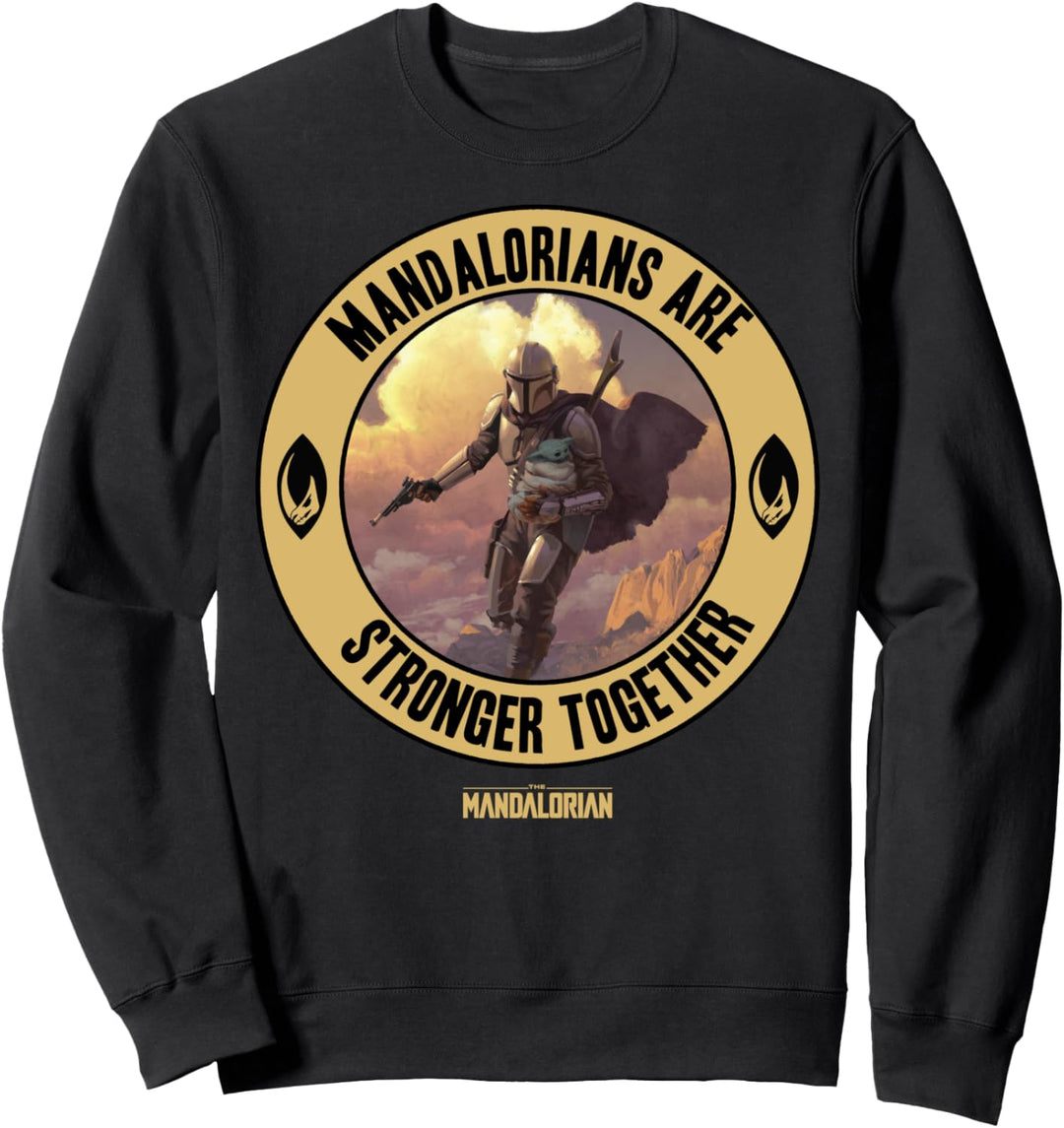 Star Wars: The Mandalorian We Are Stronger Together Circle Sweatshirt