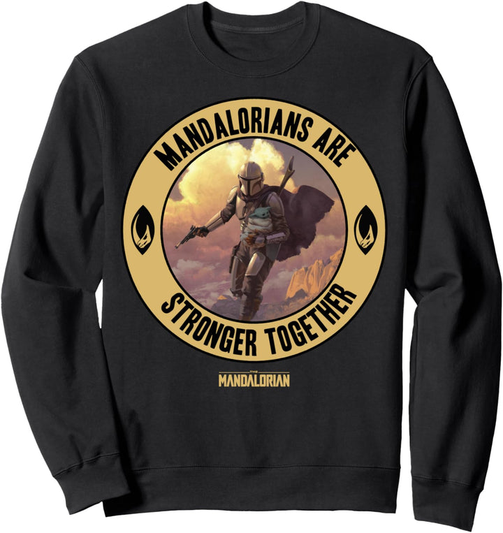 Star Wars: The Mandalorian We Are Stronger Together Circle Sweatshirt
