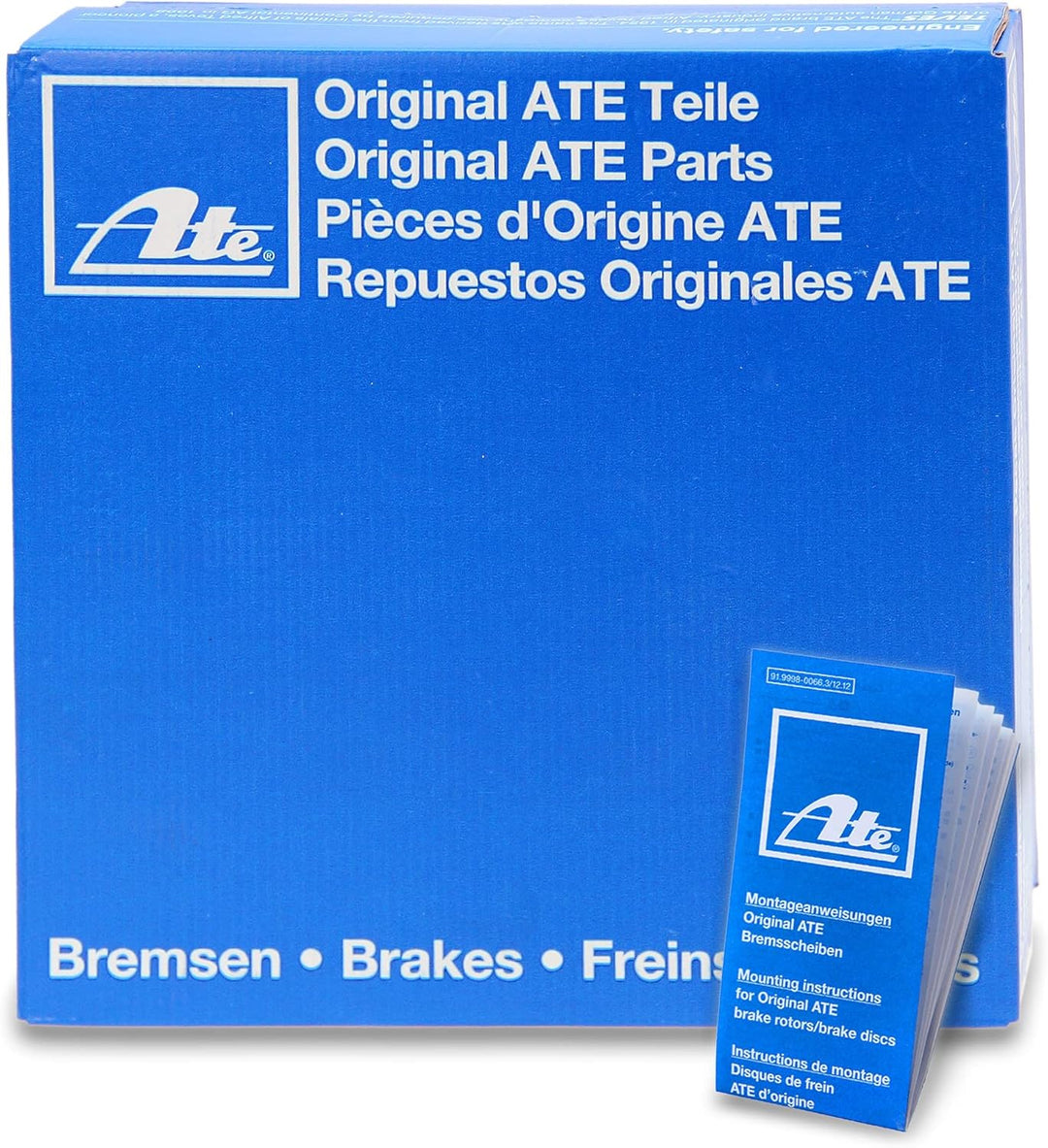 ATE Bremsenset Vorderachse inkl. Bremsscheiben vorne Ø 258 mm belüftet und Bremsbeläge vorne Kompati