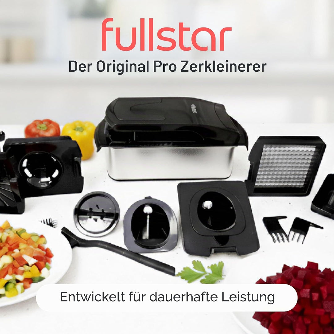 Fullstar Gemüseschneider und Spiralschneider - Zwiebelschneider Zerkleinerer - Gemüse Schneider Würf