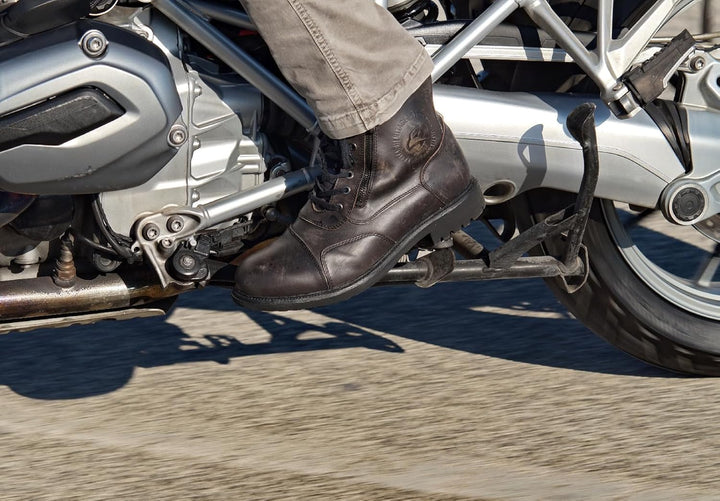 Falco Aviator Motorradstiefel 45 EU Braun, 45 EU Braun