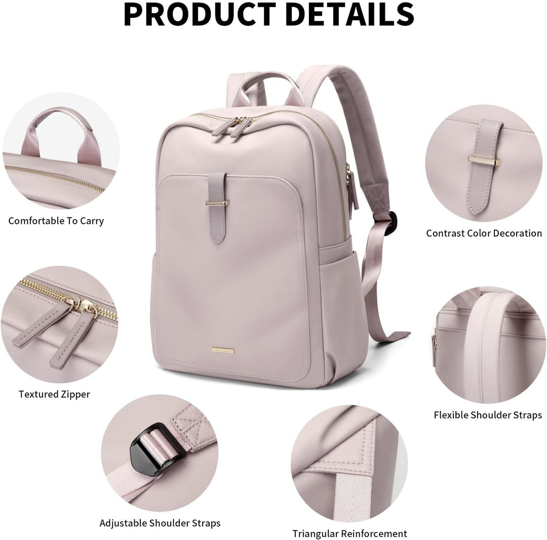 GOLF SUPAGS Laptop Rucksack Damen Elegant 14 Zoll Schulrucksack Herren Tagesrucksack Wasserdicht Sch