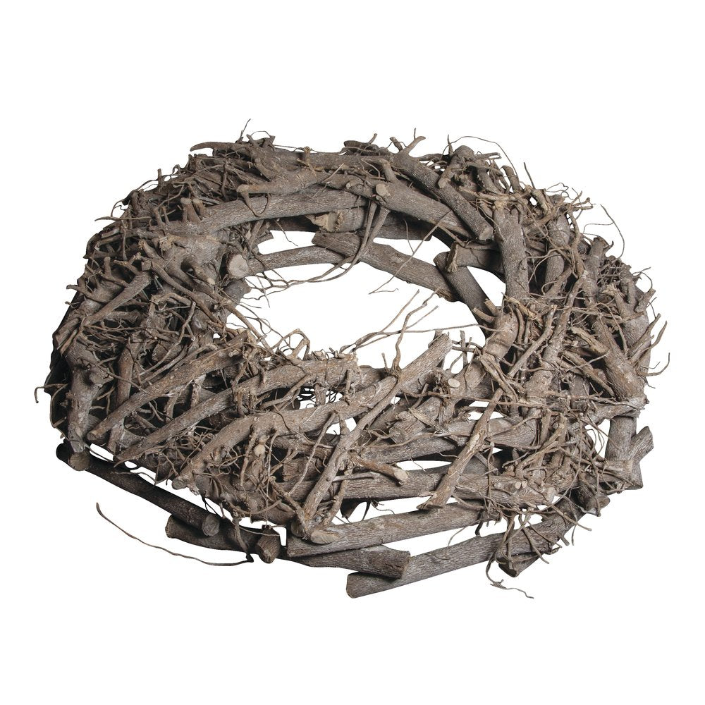 Rayher 65019000 Weidenkranz, weiss gewischt, 40cm ø, Höhe 8cm 40cm ø x 8cm gewischt, 40cm ø x 8cm ge