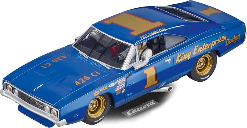 Carrera Evolution I Dodge Charger 500 No.1 I Auto für Rennbahn | Rennbahnen und lizensierte Slotcars