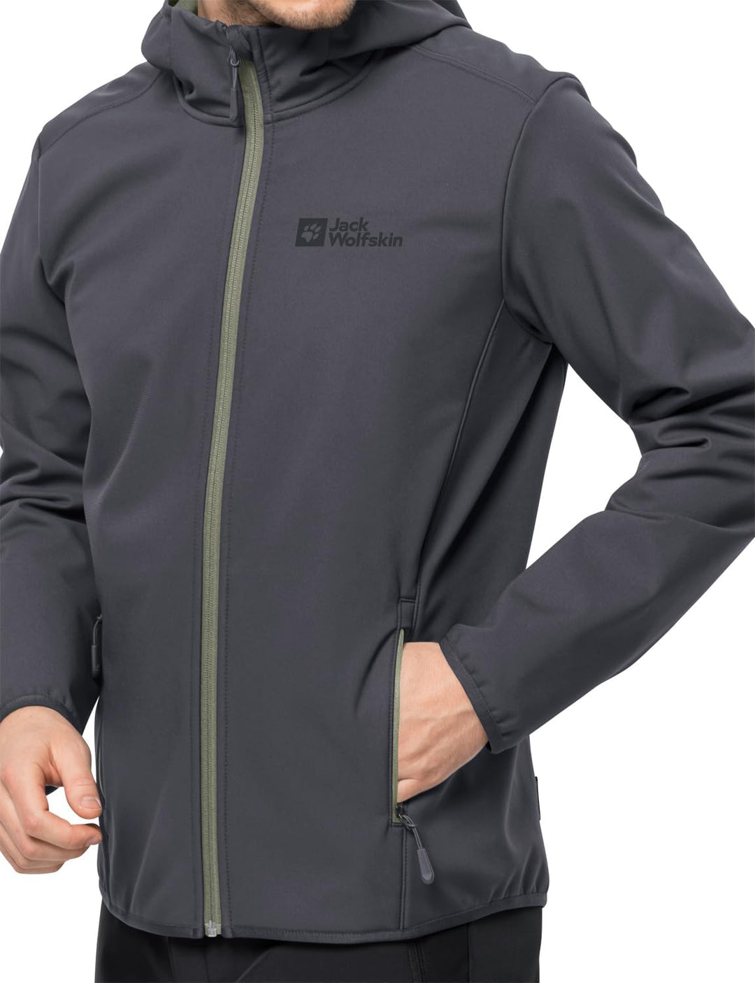 Jack Wolfskin Herren Bornberg Hoody M Softshelljacke 3XL phantom, 3XL phantom