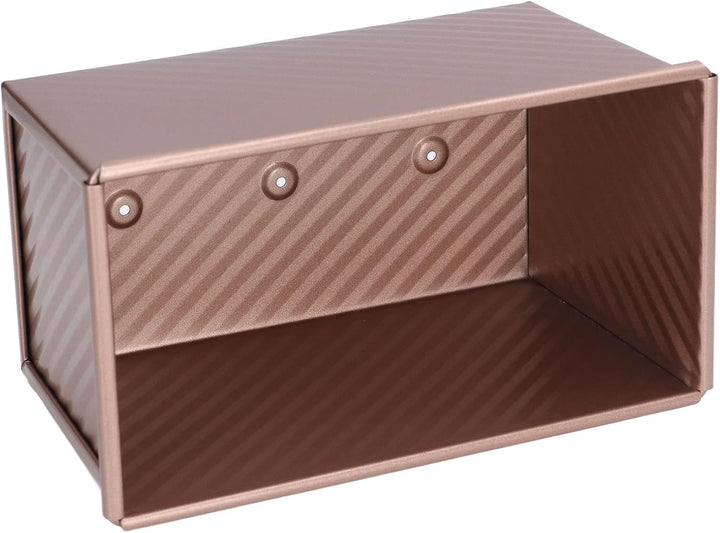 Toast Box Backform Brotlaibpfanne mit Deckel 2,2 Lb Teigkapazität Rechteckige Laibpfanne zum Backen