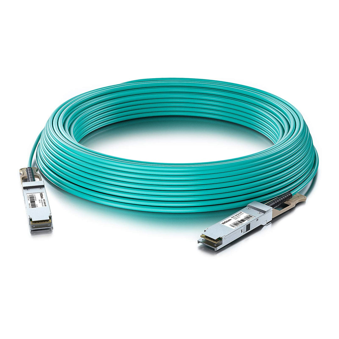 100G QSFP28 Active Optical Cable - 100GBASE to QSFP28(EDR) OM3 AOC for Cisco QSFP-100G-AOC5M, 5-Mete