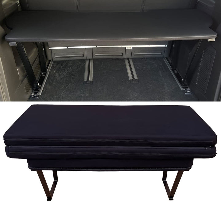 BREMER SITZBEZÜGE Multiflexboard kompatibel mit VW T5 T6 T6.1 Multivan im Set Bettverlängerung Campe