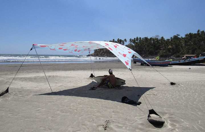 Neso Zelte Grande Beach Zelt, 2,1 m hoch, 2,8 m (9 ft) x 2,8 m (9 ft), Verstärkte Ecken und Kühlfach