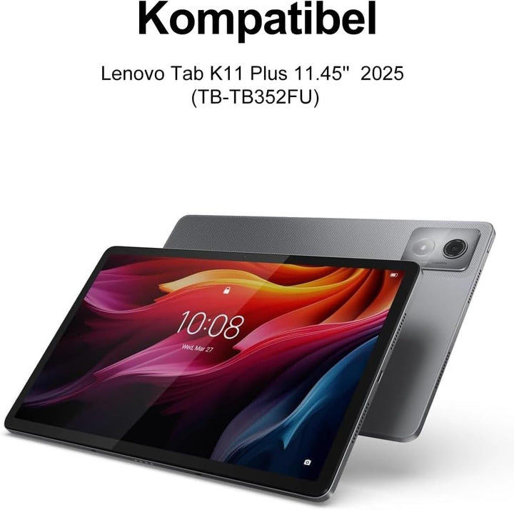 Tastatur Hülle für Lenovo Tab K11 Plus 11.45 Zoll 2024, Mit kabelloser Bluetooth-Tastatur mit Touchp