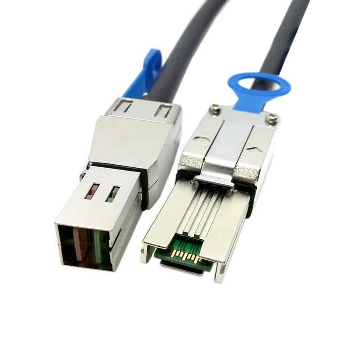 CY Mini SAS 4X SFF-8088 auf Mini SAS High Density HD SFF-8644 Data Server Raid Externes Kabel 50 cm