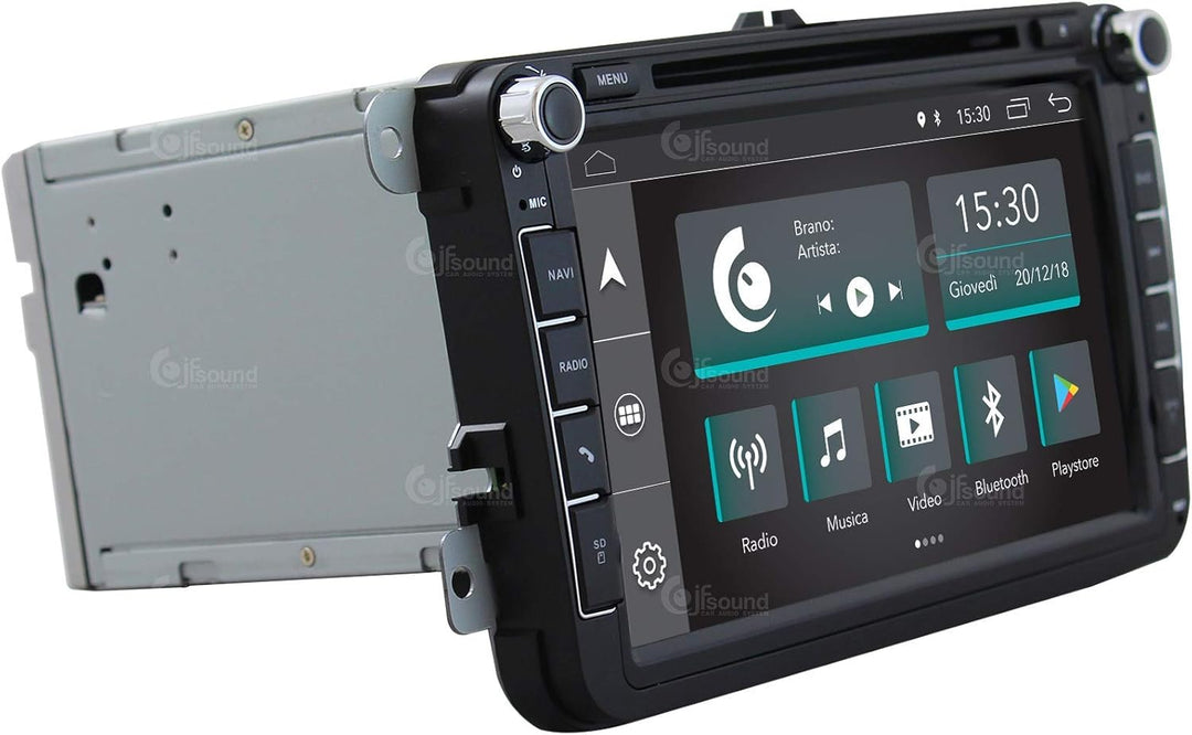Costum fit Autoradio für Volkswagen Android GPS Bluetooth WiFi Dab USB Full HD Touchscreen Display 9