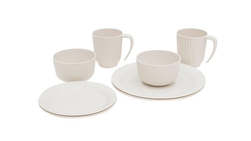 Outwell Delish Geschirrr-Set 2 Personen Sandstone