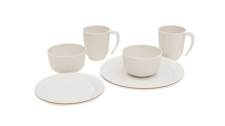 Outwell Delish Geschirrr-Set 2 Personen Sandstone
