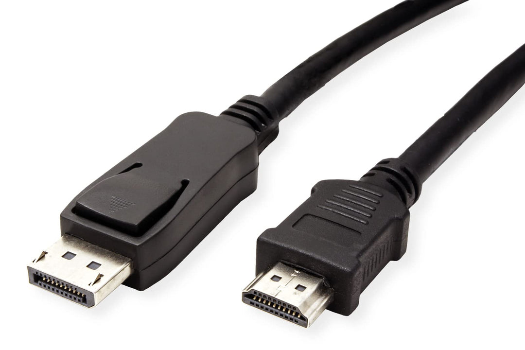 VALUE DisplayPort Kabel DP - HDTV, ST/ST, schwarz, 2 m 2m, 2m