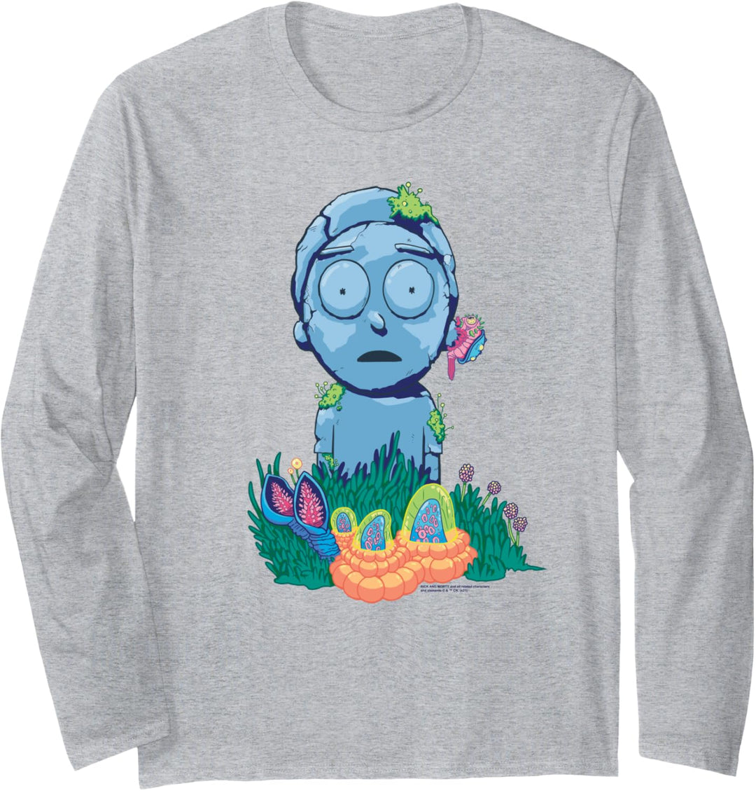 Rick and Morty Morty Icon Langarmshirt
