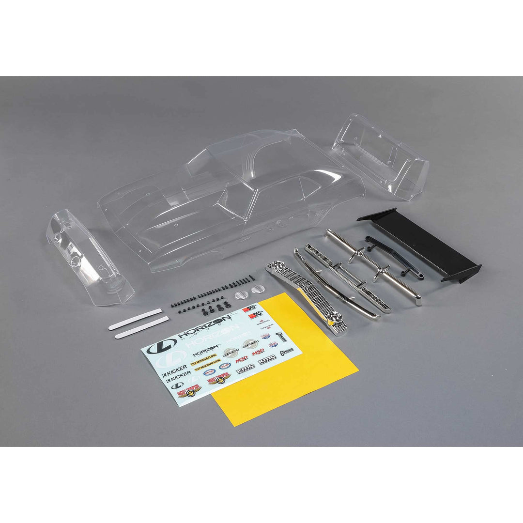 LOSI 69 Camaro Body Set, Clear: 22S Drag