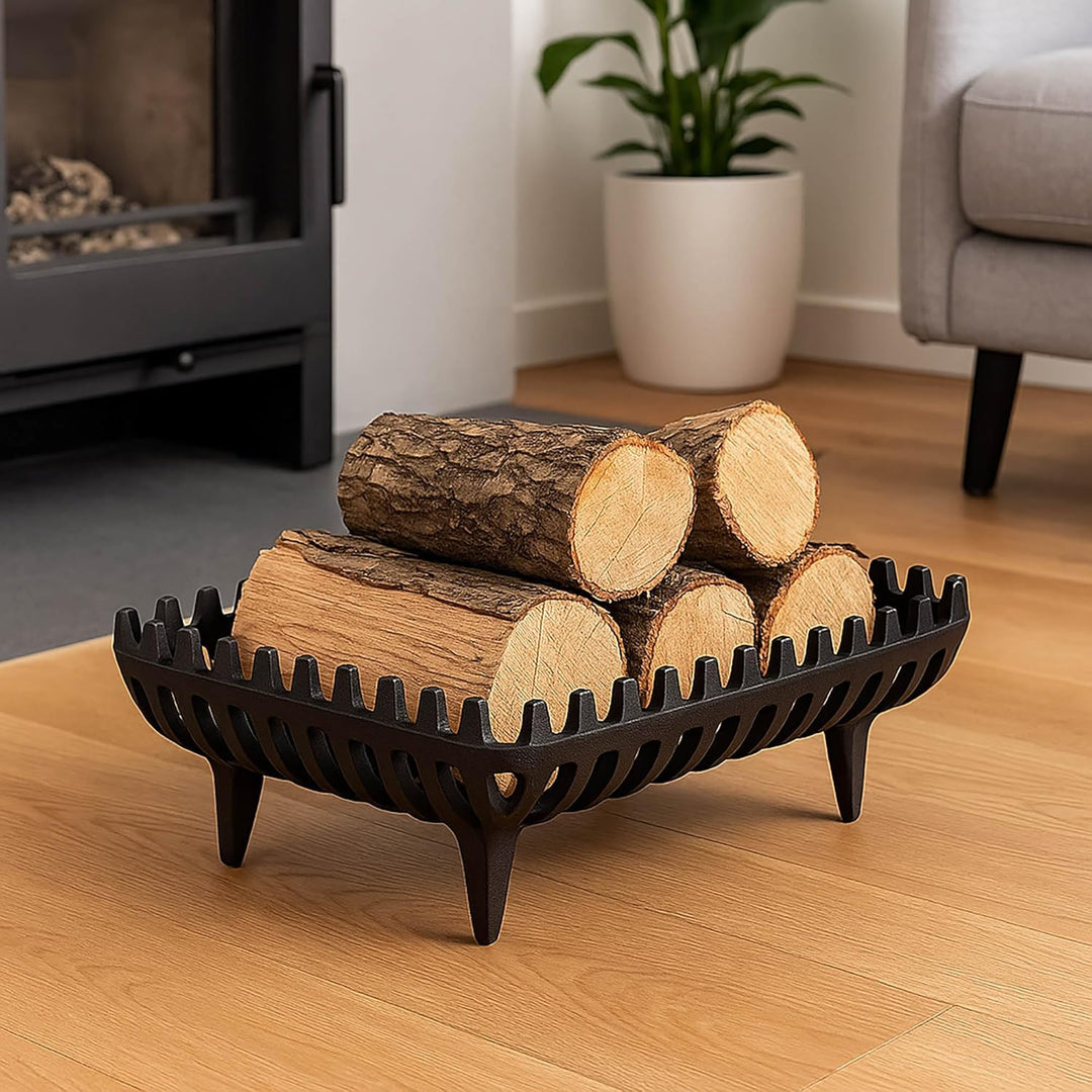 Fire Vida, Metall, schwarz, 18.0x45.0x30.0 Feuerrost, 18.0x45.0x30.0