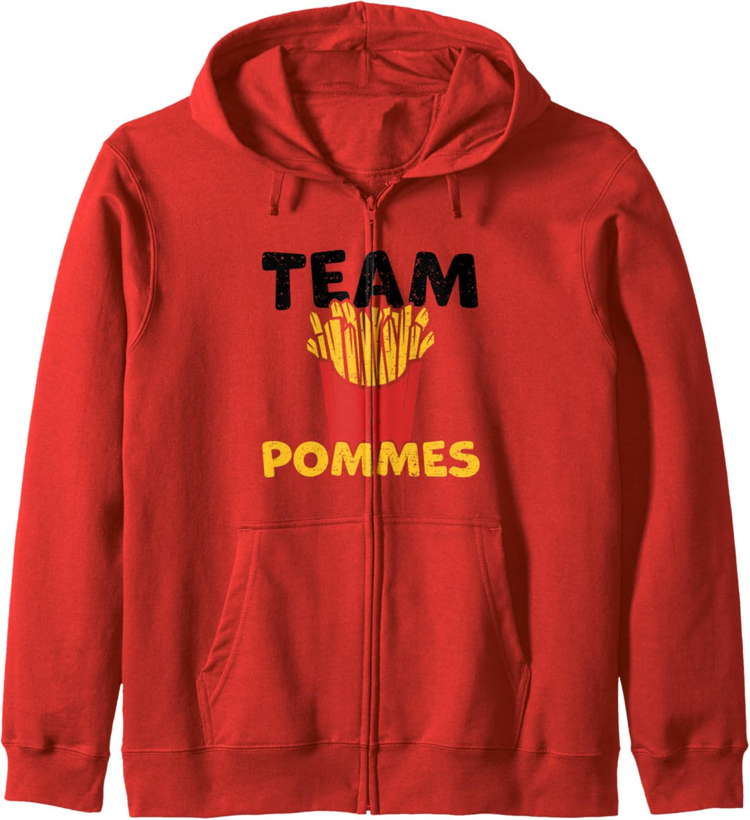 Gruppen: Team Pommes - Pommes Frites Kapuzenjacke