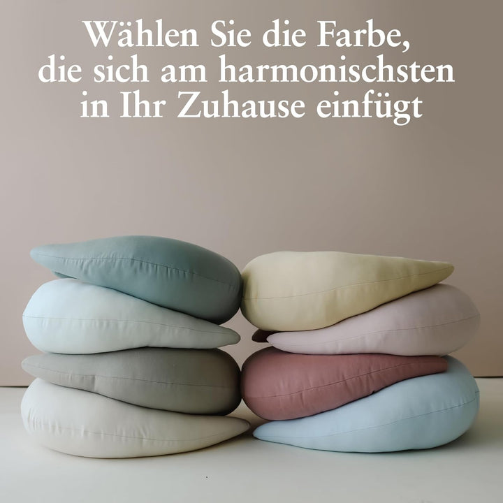 snuggle me® Stillkissen klein - Stillmond mit Stillkissenbezug aus 100% Bio-Baumwolle, Stillhörnchen