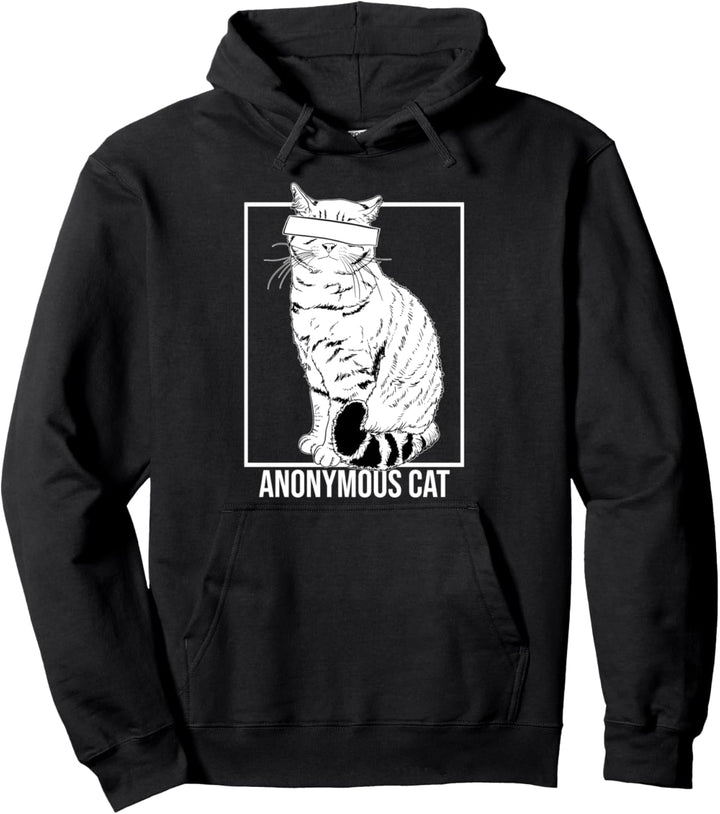 Anonymous Cat Anonymous Cat Lustiges Katzengeschenk Pullover Hoodie
