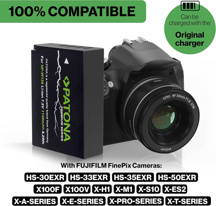 Patona Premium Battery Fujifilm NP-W126