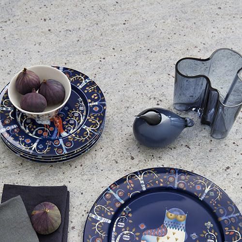 Iittala Birds by Toikka Kuulas regenblau 140 x 90 mm 14 x 9 x 10 cm Blau, 14 x 9 x 10 cm Blau