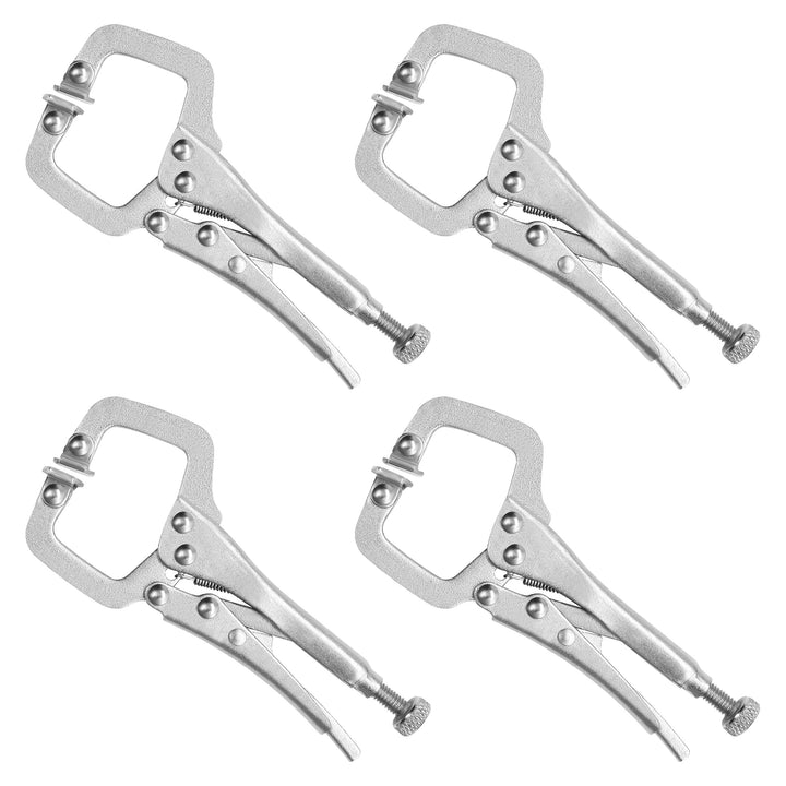 Kurtzy 13,3 cm Schraubzwingen Klemmzwingen Metall Schnellspannzwingen Set Verstellbar mit Schraube S