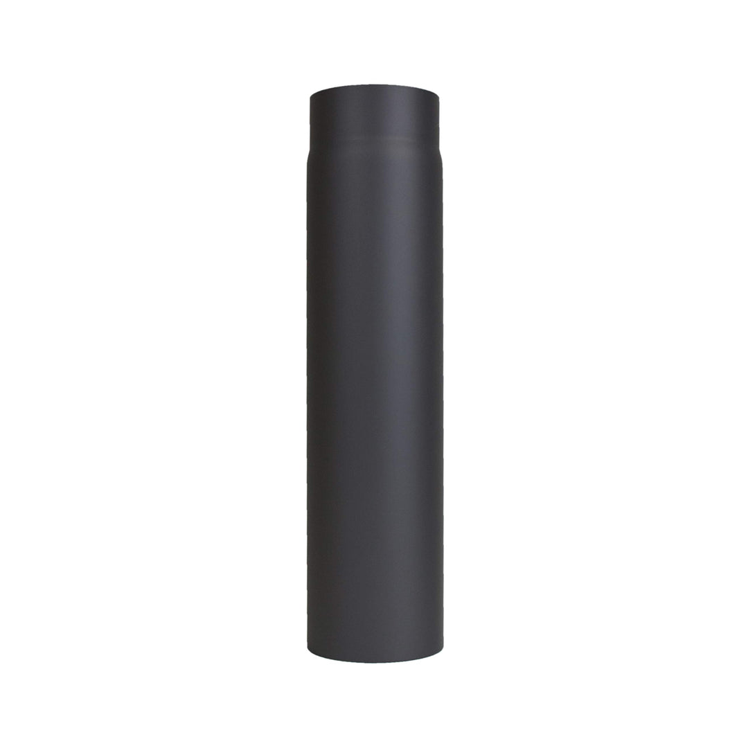 LANZZAS Ofenrohr 500 mm Verlängerung - im Durchmesser Ø 120 mm - Farbe: schwarz - Rauchrohr Kaminroh