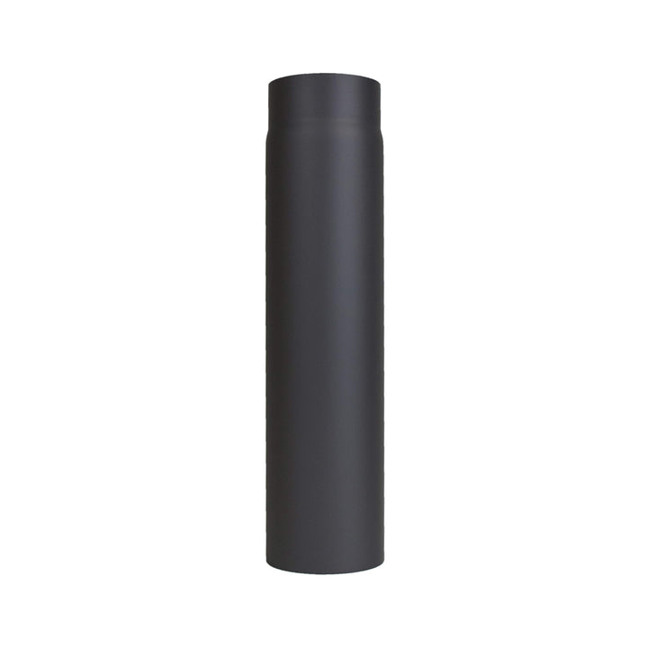 LANZZAS Ofenrohr 500 mm Verlängerung - im Durchmesser Ø 120 mm - Farbe: schwarz - Rauchrohr Kaminroh