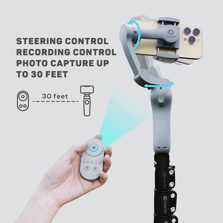 XbotGo Fernbedienung - Sport-Gimbal Wireless Bluetooth Fernbedienung, ultralange Reichweite (50 ft /