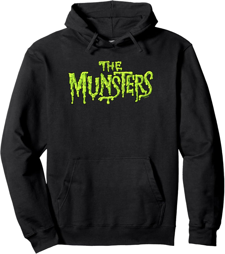The Munsters Centered Slime Text Logo Pullover Hoodie