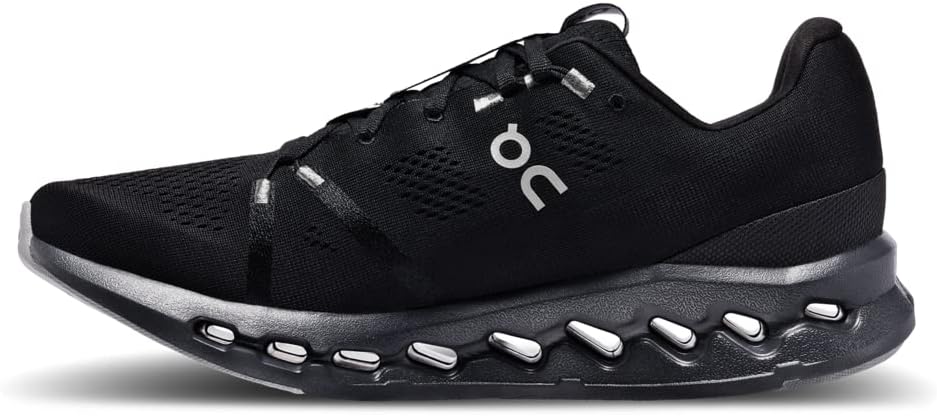 On Running Damen Cloudsurfer Sneaker 36 EU All Black, 36 EU All Black
