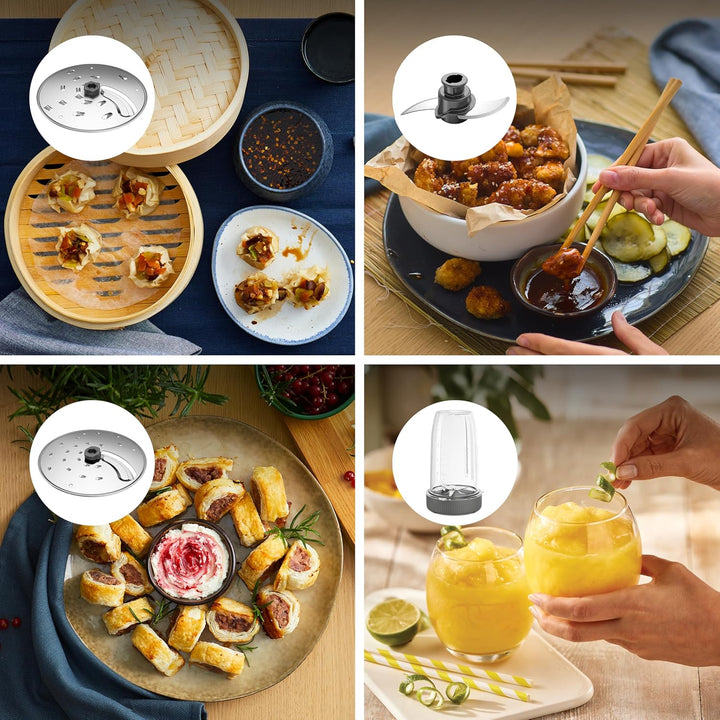 Kenwood MultiPro Compact – Kompakte Küchenmaschine mit Express Serve, Edelstahlmesser, Schneid- und