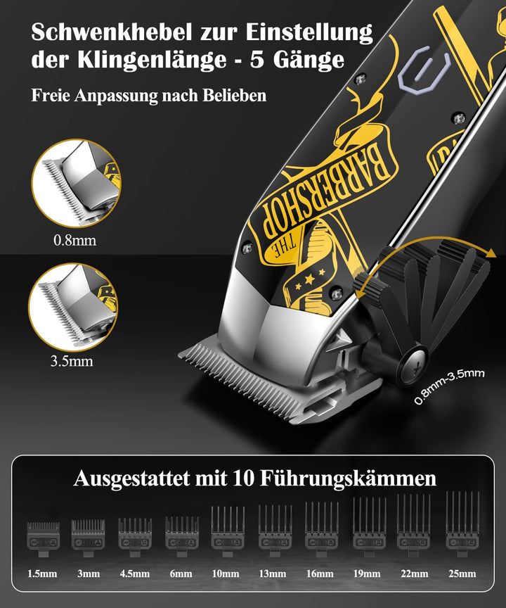 YBLNTEK Profi Haarschneidemaschine für Friseure, Elektrisch Haarschneider Herren, ultimative kabello