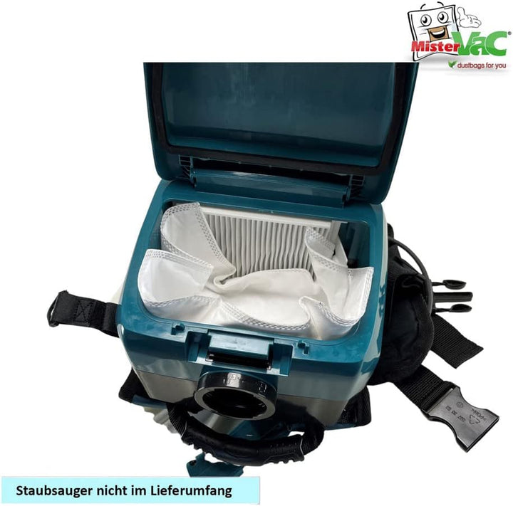 MisterVac Staubsaugerbeutel 10 Stück kompatibel mit Makita DVC261