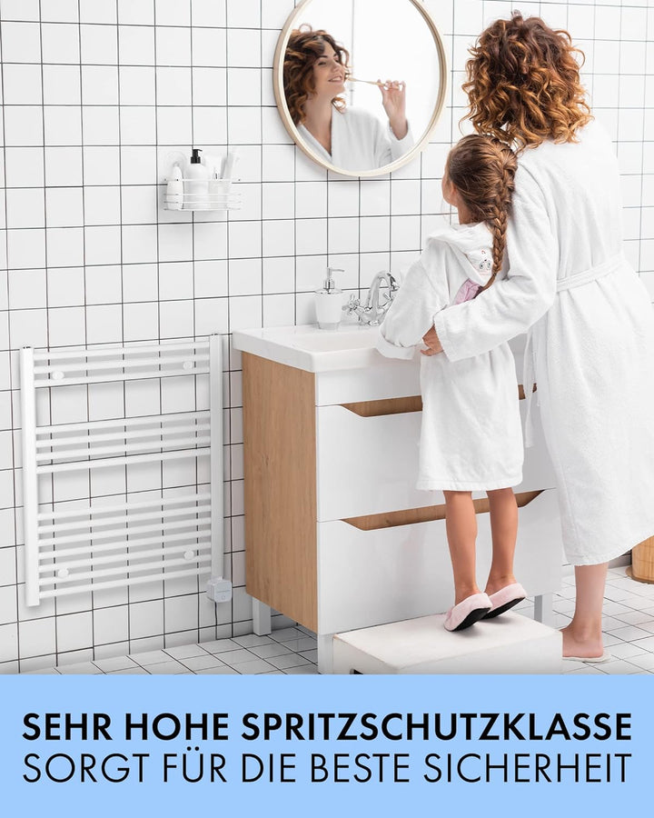 anapont elektrischer Badheizkörper - W-LAN WiFi steuerung per APP - Handtuchheizkörper - Badheizung