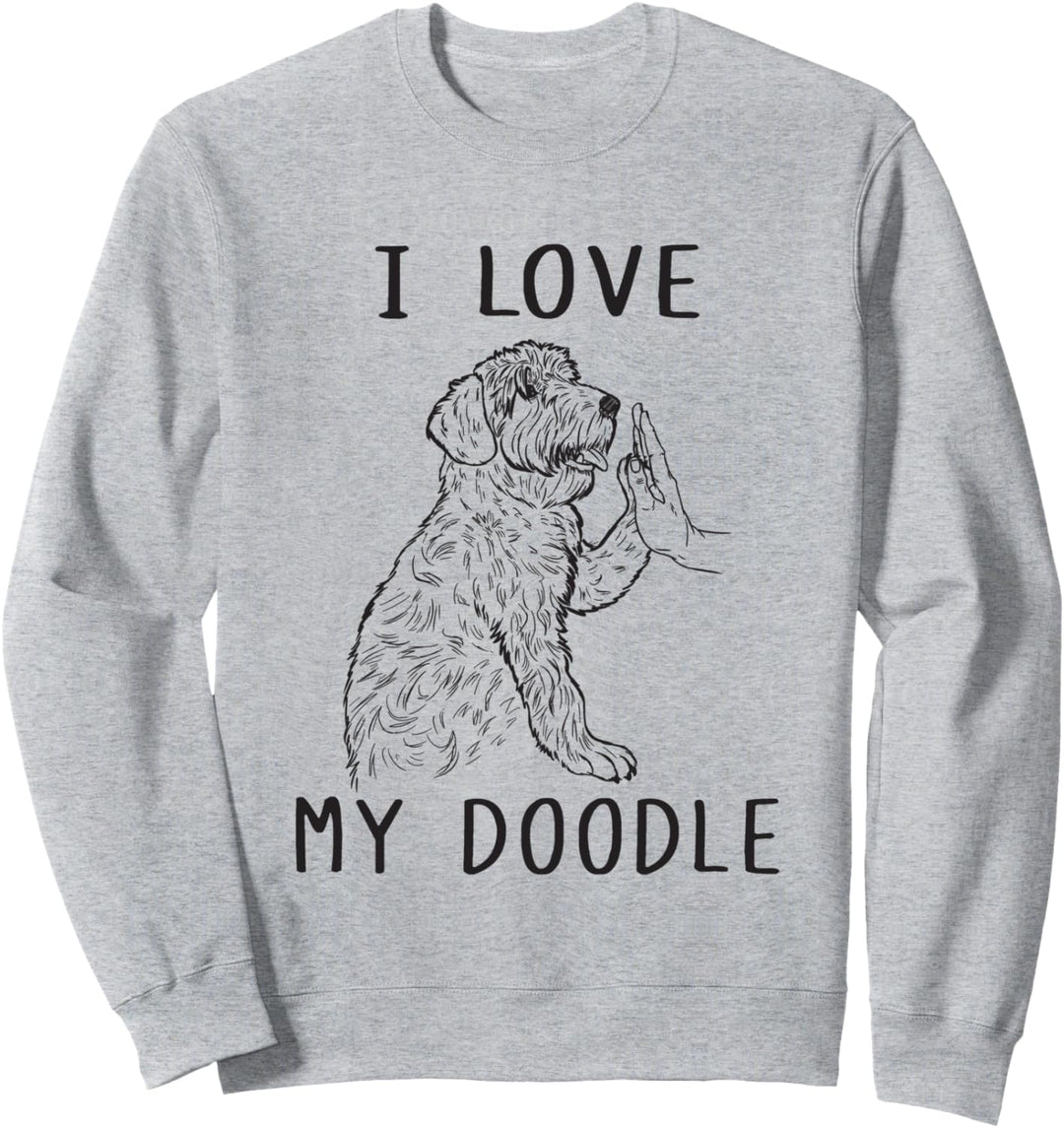Ich liebe meinen Doodle Dad Doodle Mom Doodle Besitzer Sweatshirt