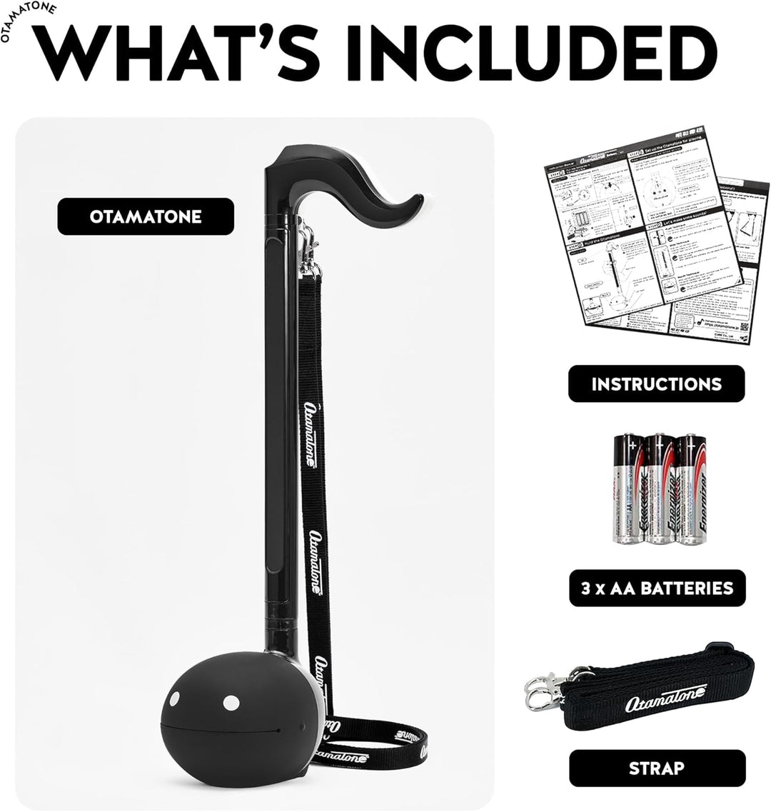 Otamatone Deluxe Black Elektronisches Musik Instrument, Tragbar Digitale Musikinstrumente Synthesize