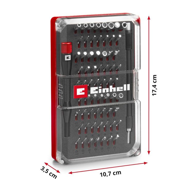Original Einhell 84-tlg. Präzisions- und Elektronik-Reparatur-Set (Präzisionsbits und -stecknüsse, S